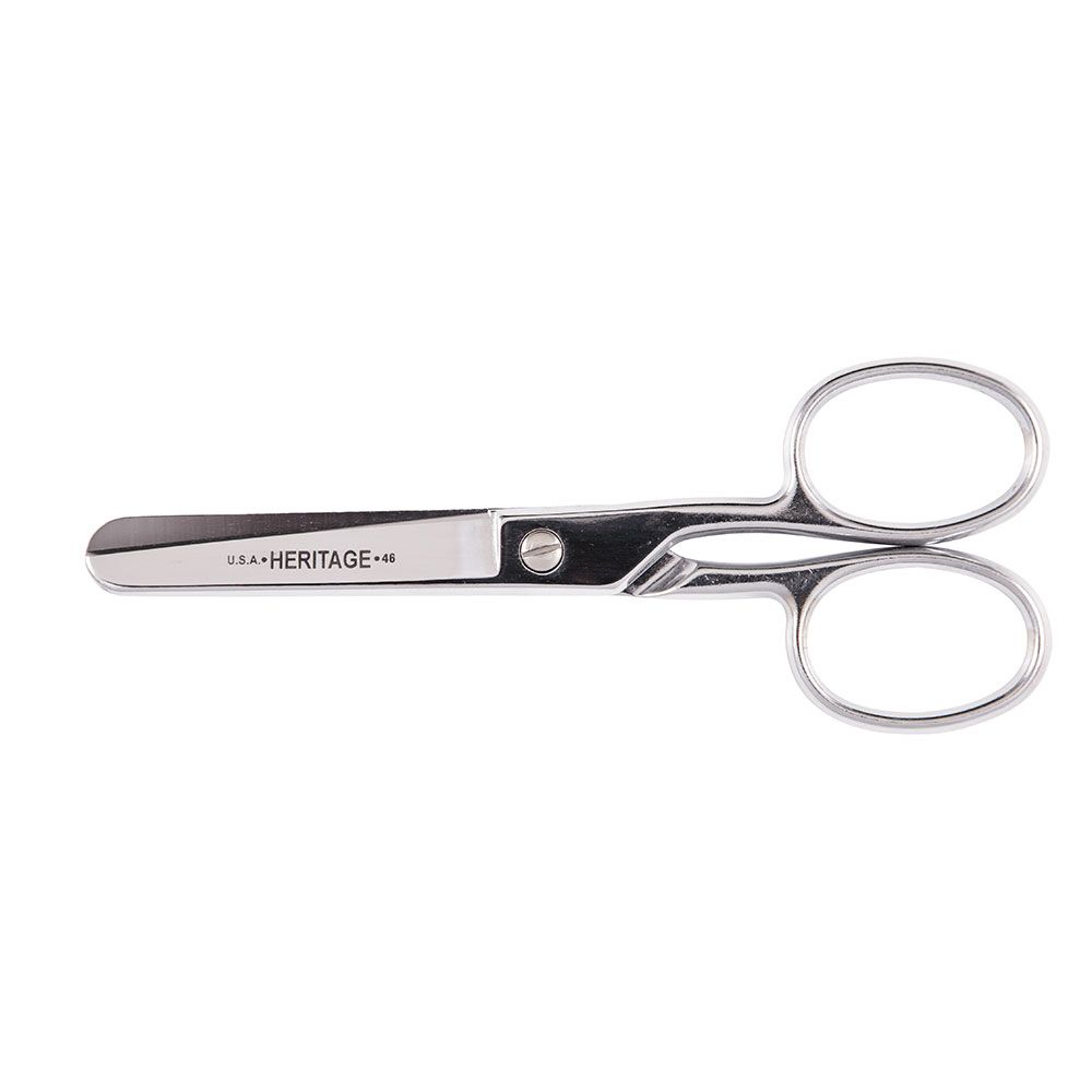 6'' Safety Scissors w/Large Ring/Fullly Rounded Tips