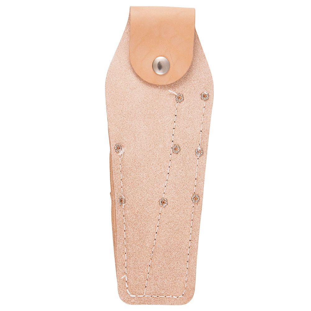 10'' Leather Tool Holster/Three Pocket Holds 6'' Klein Cutlery