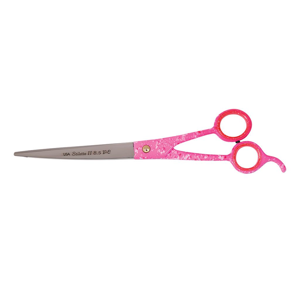 Stiletto II 8 1/2'' Pink/Curved Blade