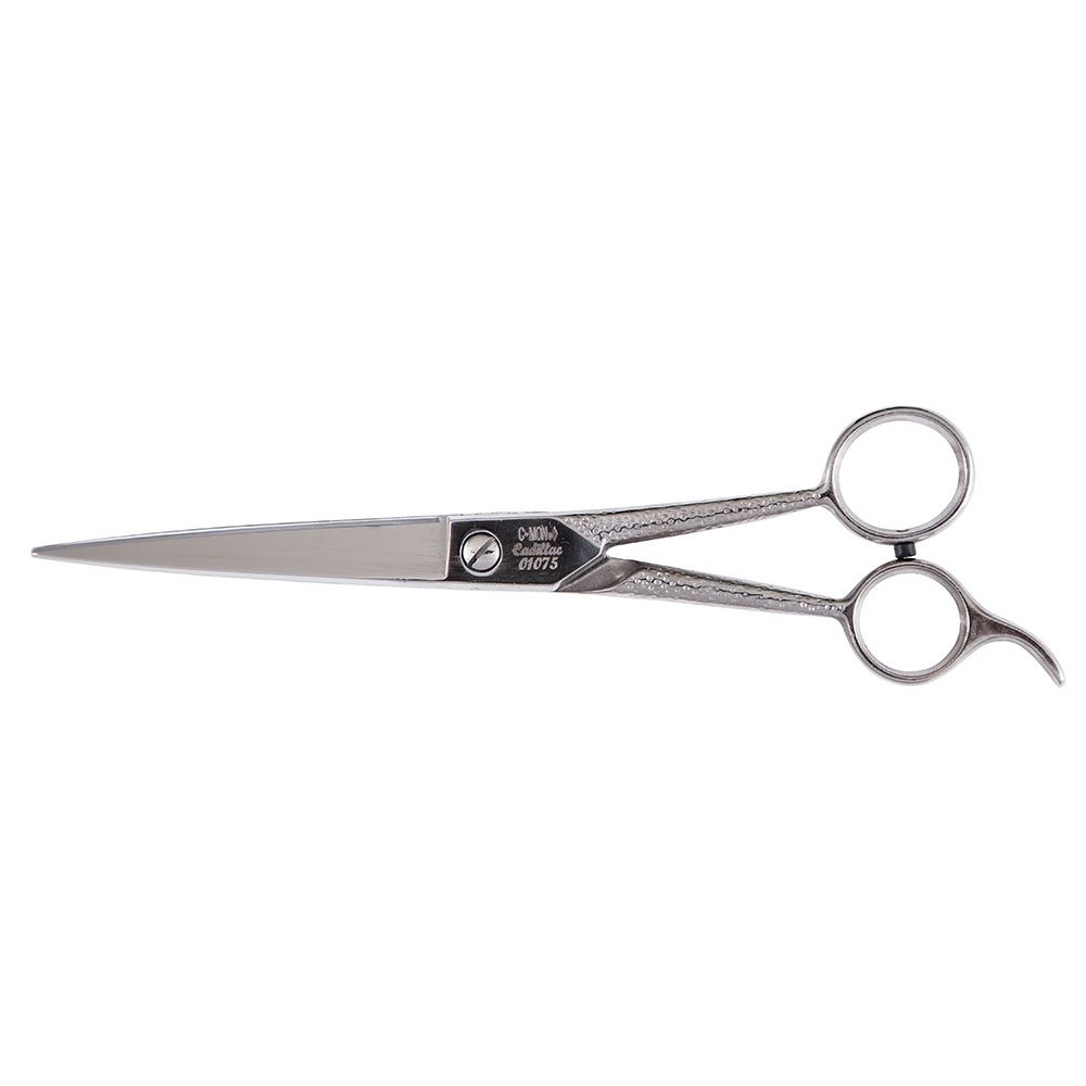 True Edge 7.5 Barber Shear/Hand Hammered Shanks/Serrated Blades