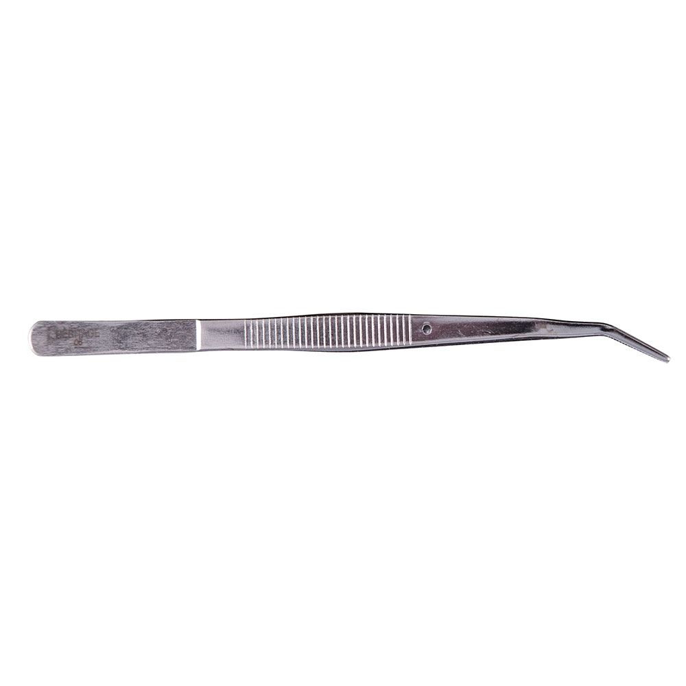 6 1/8'' Precision Tweezer/bent tips/serrated points