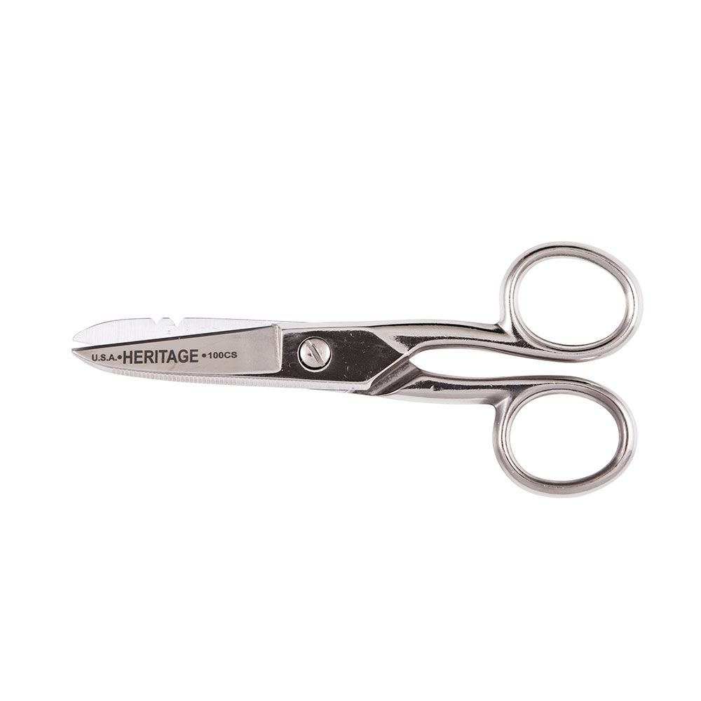 Electrician Scissor/Notched/Deep Serration