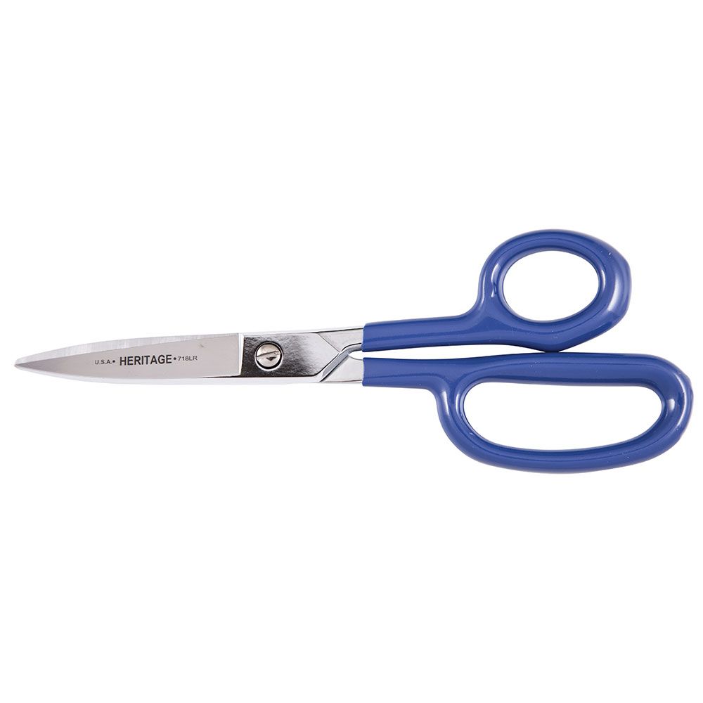 8 5/8'' Heavy Duty Shear w/Large Ring/Blue Coated Handles