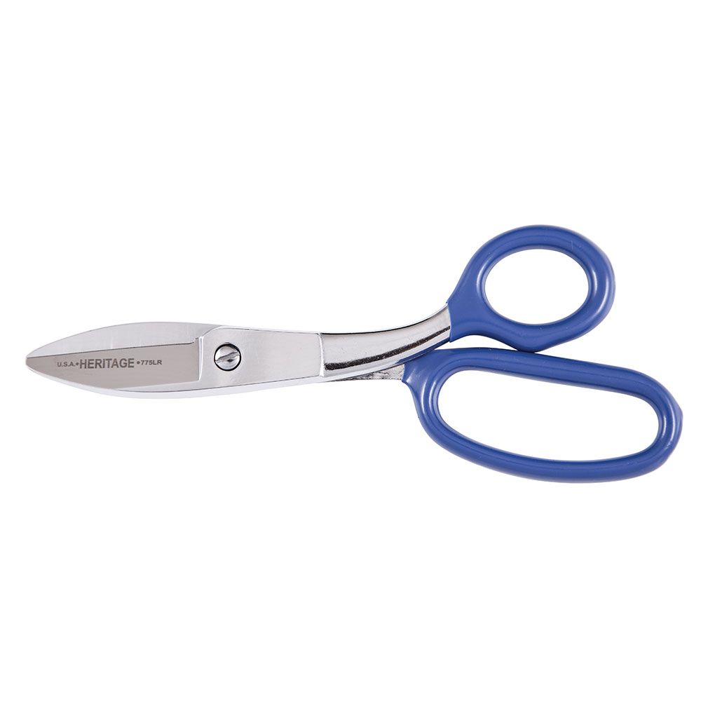 8 5/8'' Broad Blade Shear w/Large Ring/Blue Coated