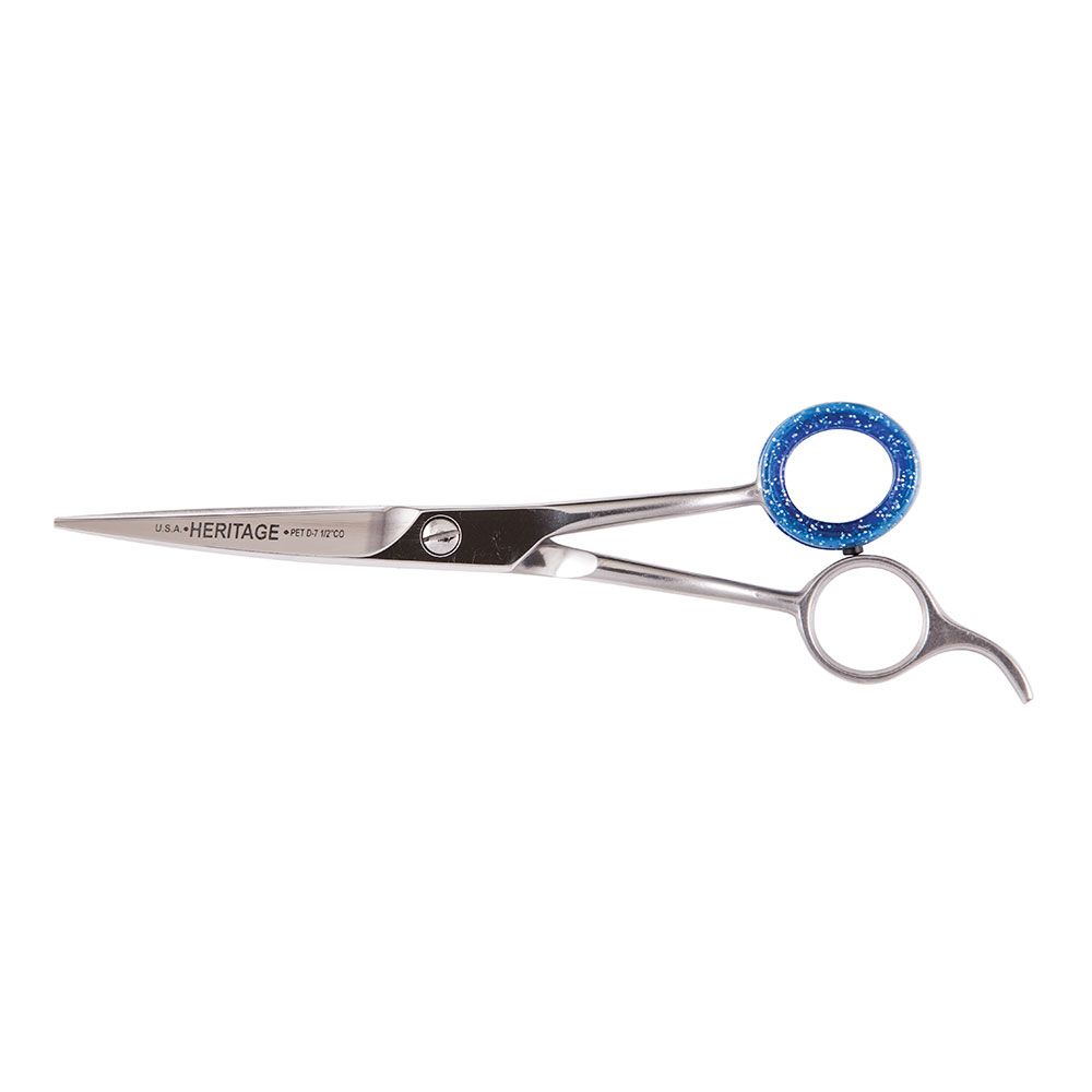 7 1/2'' Pet Grooming Scissor/Curved Blade/Offset Handle