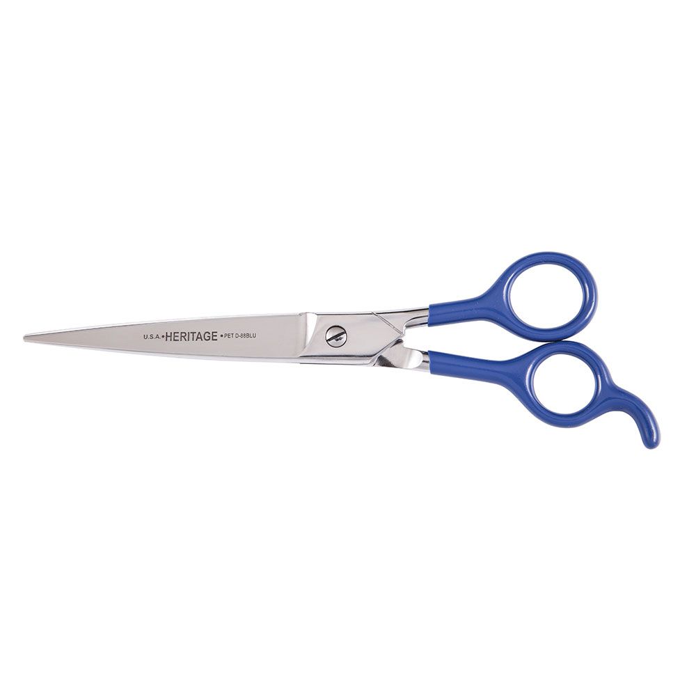 8'' Pet Grooming Scissor/Blue Coated Handles
