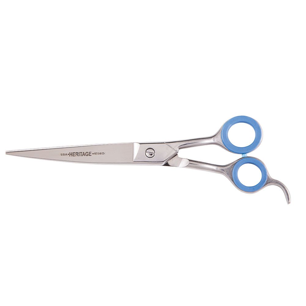 8'' Pet Grooming Scissor/Curved Blade/Offset Handles