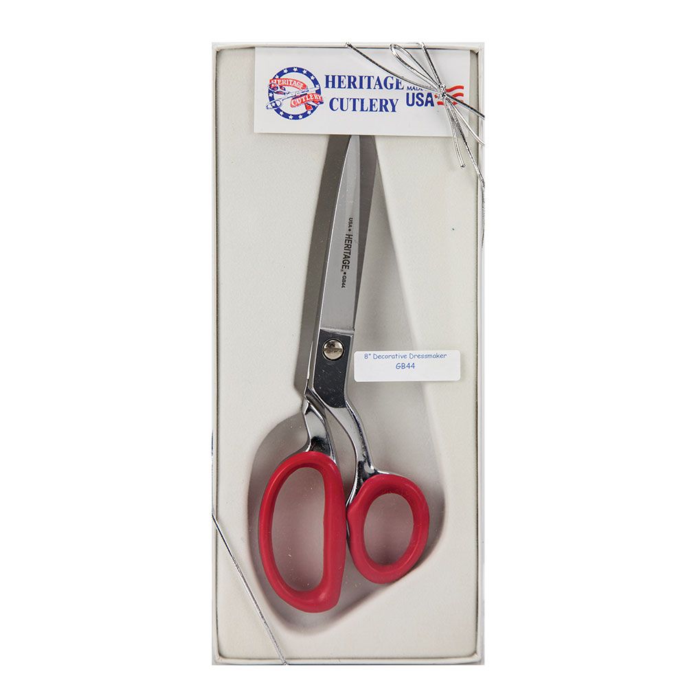 8'' Bent Trimmer/Knife Edge/Hot Pink Inserts in Gift Box