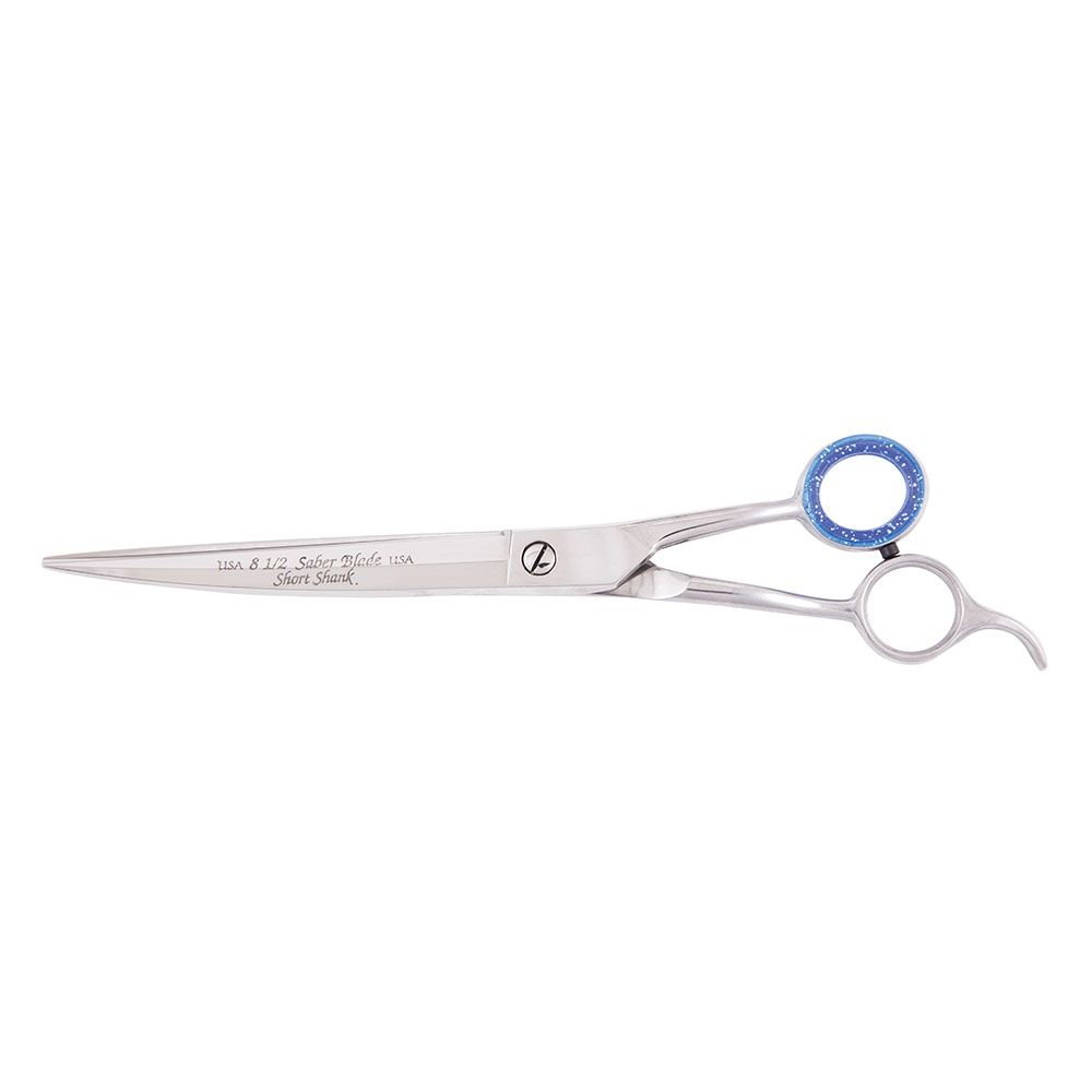 8 1/2'' Pet Grooming Scissor w/triangular shape blade/Curved Blade/Offset Handle