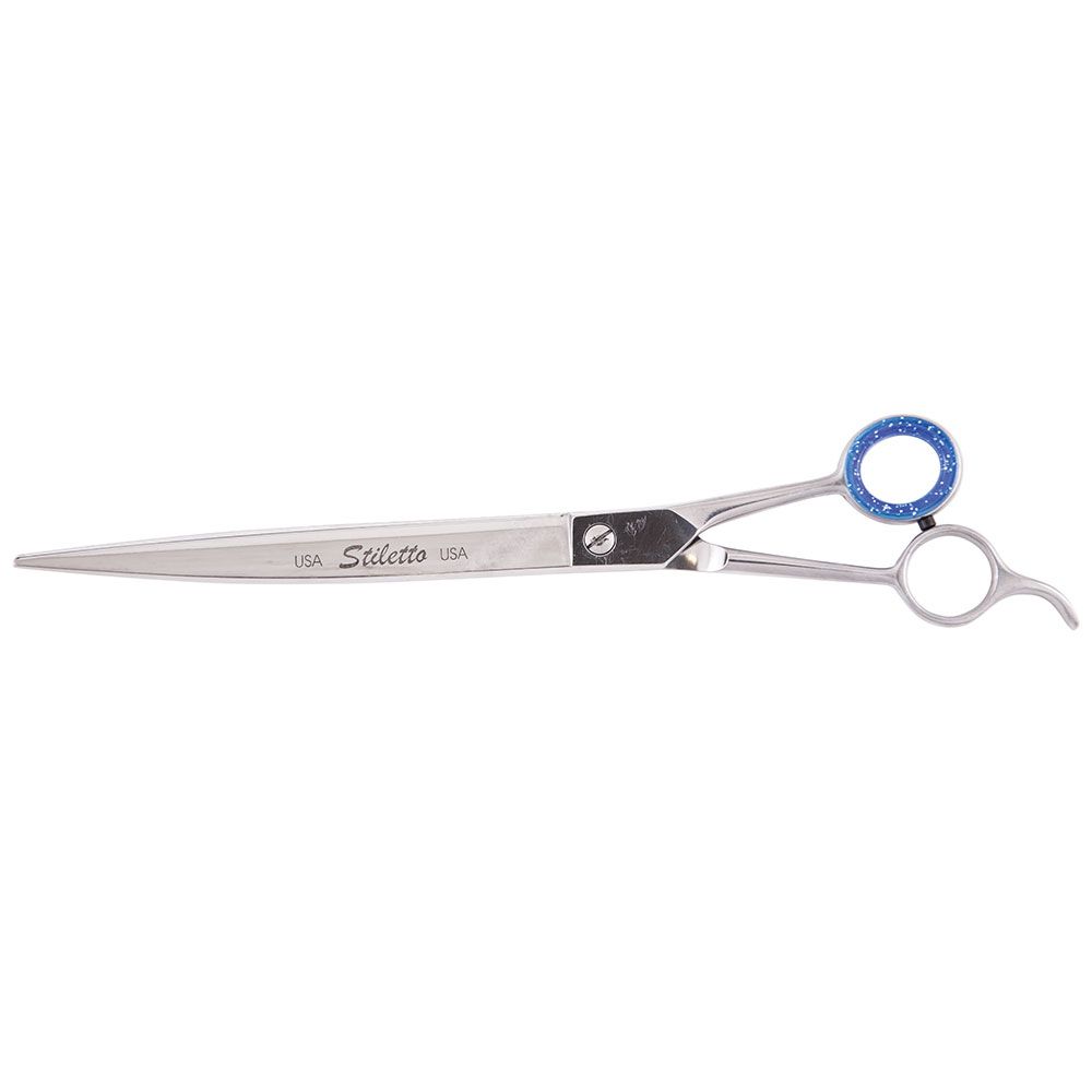 10'' Pet Grooming Scissor w/semi-oval shape blade/Curved Blade