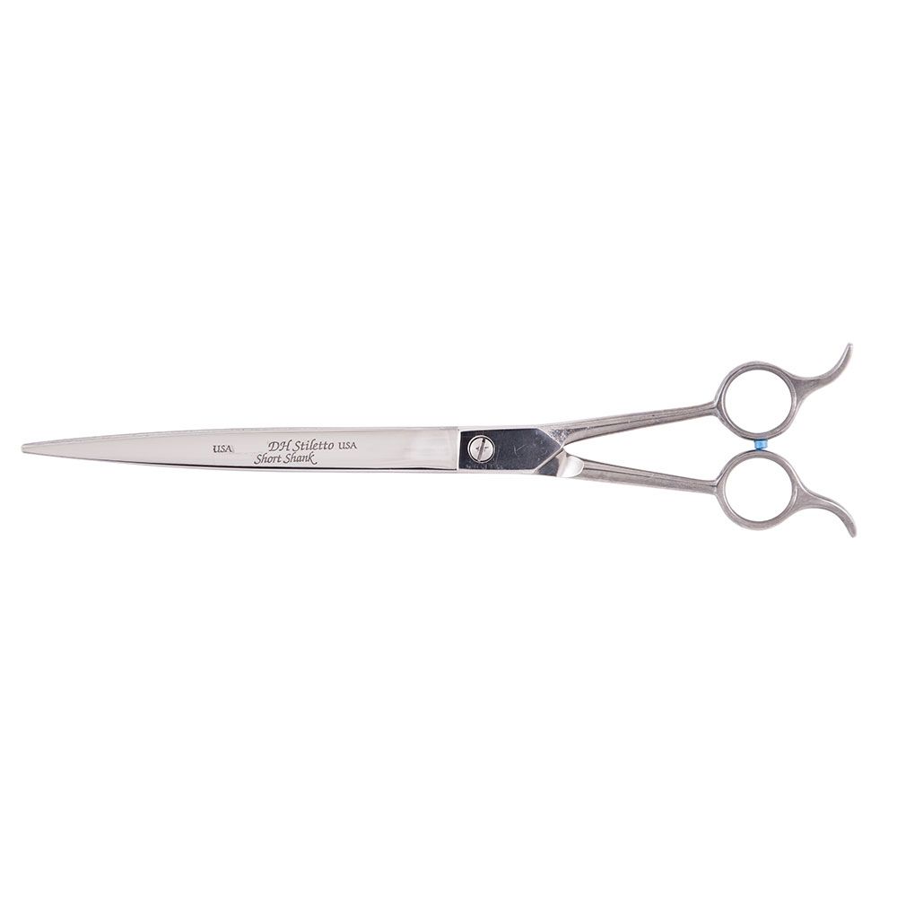 10'' Pet Grooming Scissor w/semi-oval shape blade/Double Hook/Curved Blade