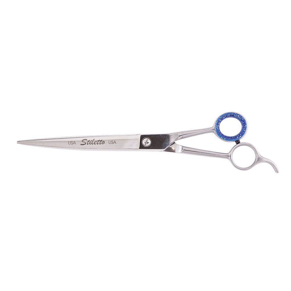 8 1/2'' Pet Grooming Scissor w/semi-oval shape blade/Curved Blade