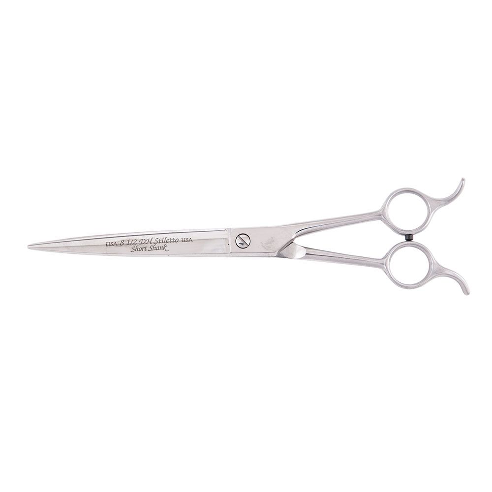 10'' Pet Grooming Scissor w/semi-oval shape blade/Double Hook