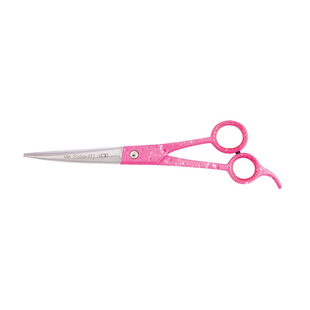 Stiletto II 7 1/2'' Pink/Curved Blade